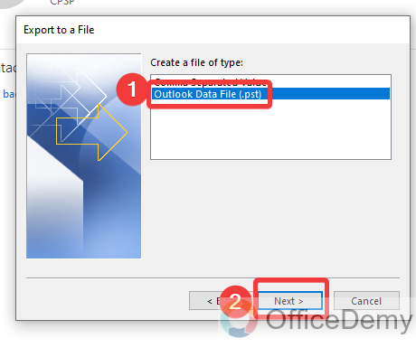 How to Backup Outlook Contacts 12
