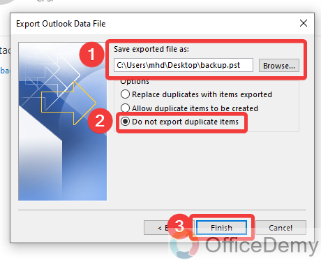 How to Backup Outlook Contacts 14