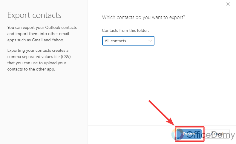 How to Backup Outlook Contacts 21