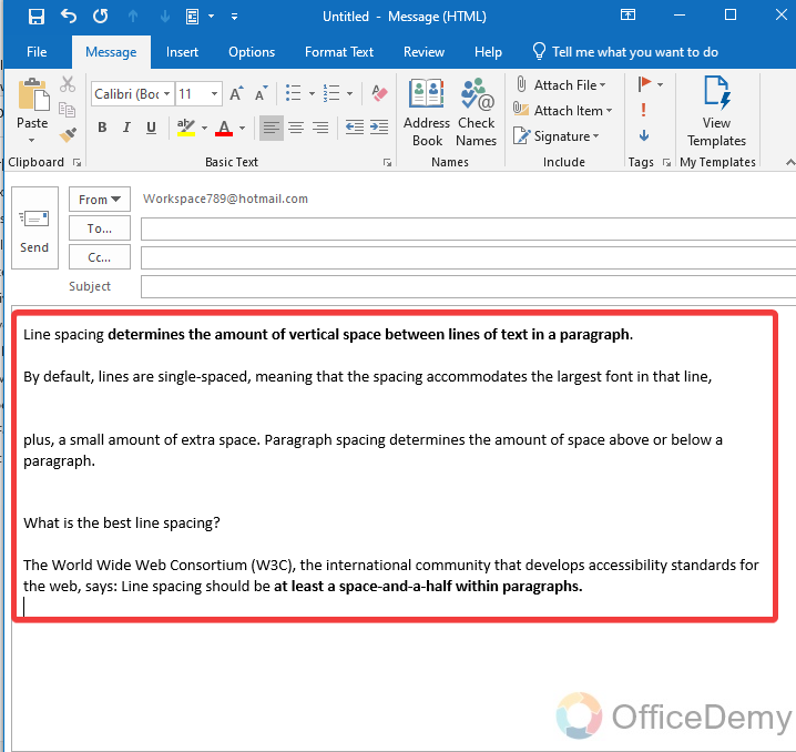 How to Change Paragraph Spacing in Outlook 2