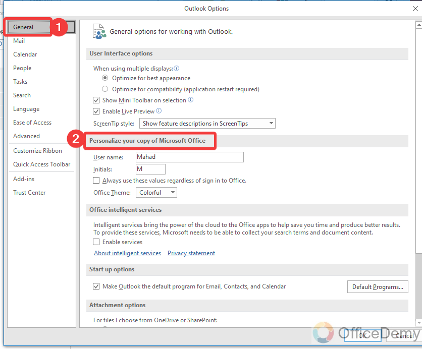 How to Change Theme on Outlook 9