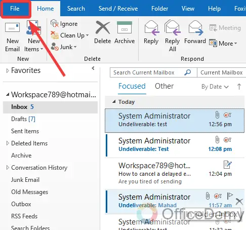How to Check Outlook Storage 20