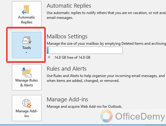 How to Clean up Outlook Mailbox 17
