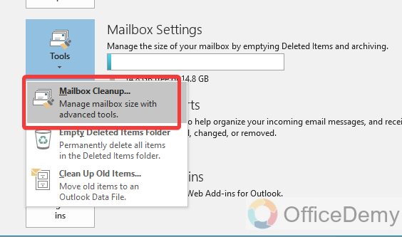 How to Clean up Outlook Mailbox 18