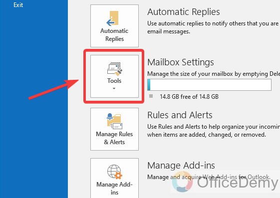 How to Clean up Outlook Mailbox 8
