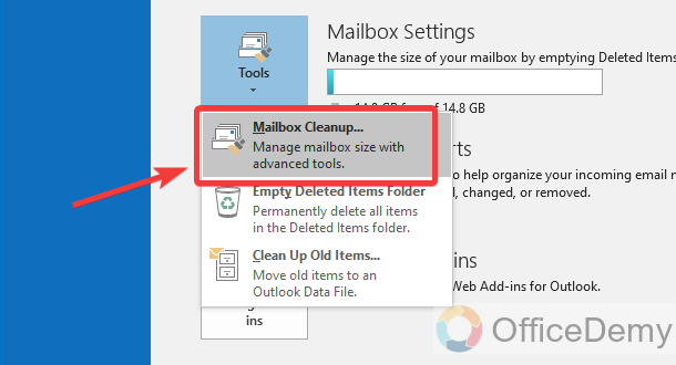 How to Clean up Outlook Mailbox 9