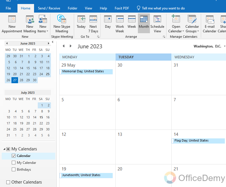 How to Combine Calendars in Outlook 23