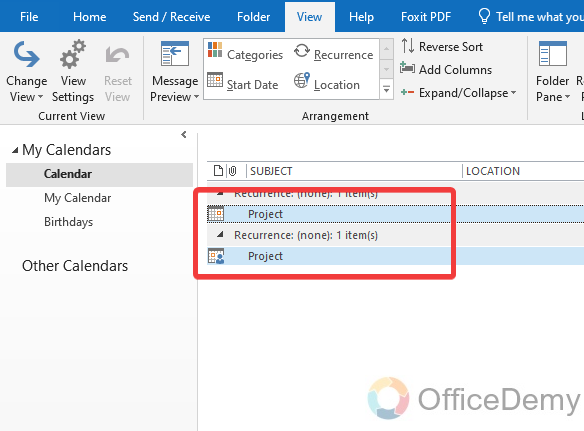 How to Combine Calendars in Outlook 5