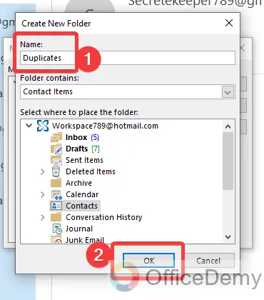 How to Combine Duplicate Contacts in Outlook 5