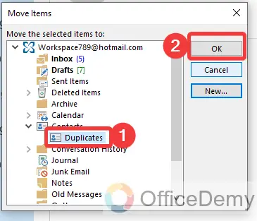 How to Combine Duplicate Contacts in Outlook 6