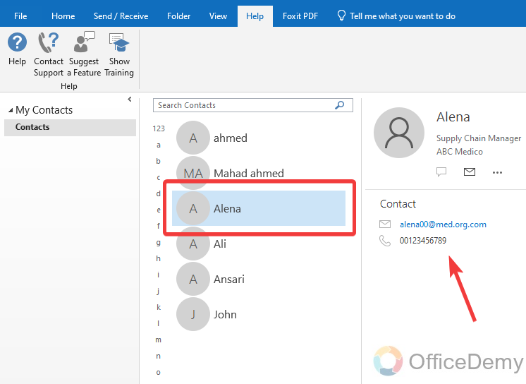 How to Create a Vcard in Outlook 11