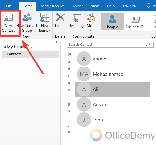 How to Create a Vcard in Outlook 7