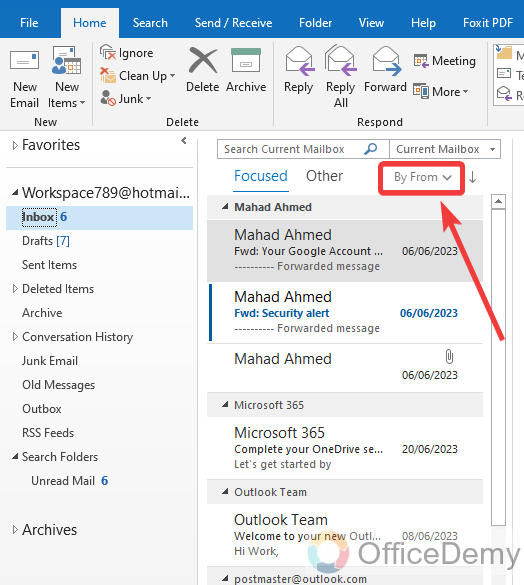 How to Delete All Emails From One Sender Outlook 4