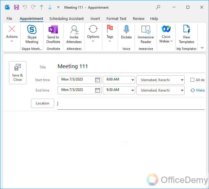 How to Duplicate a Meeting in Outlook 8