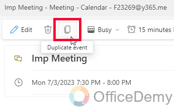 How to Duplicate a Meeting in Outlook 24