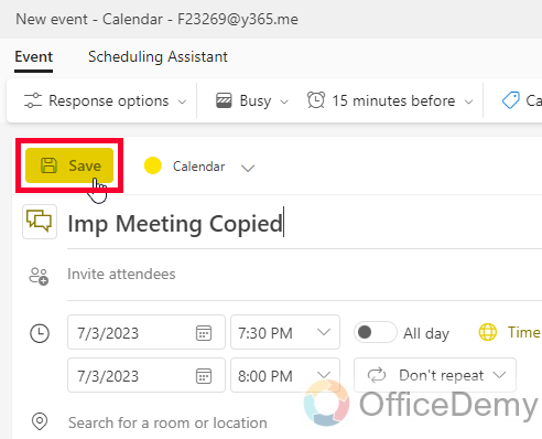 How to Duplicate a Meeting in Outlook 26