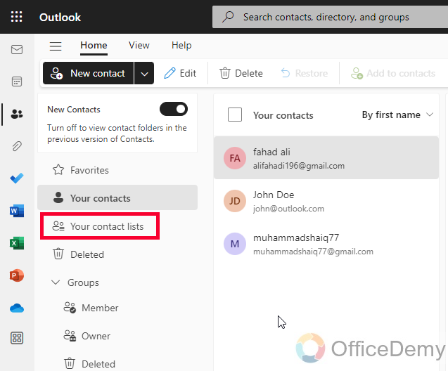 How to Edit a Contact Group in Outlook 18