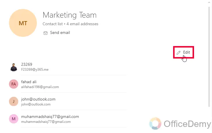 How to Edit a Contact Group in Outlook 20