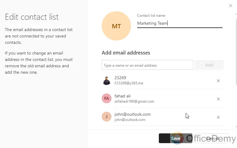 How to Edit a Contact Group in Outlook 21