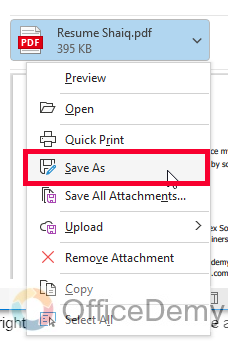 How to Find Attachments in Outlook 14