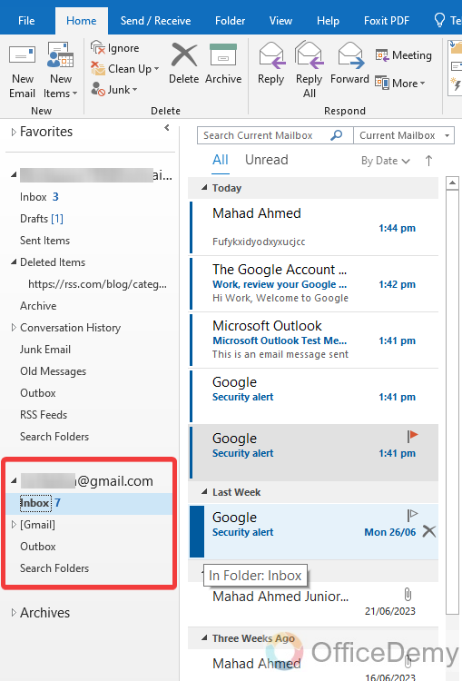 How to Link Outlook to Gmail 15