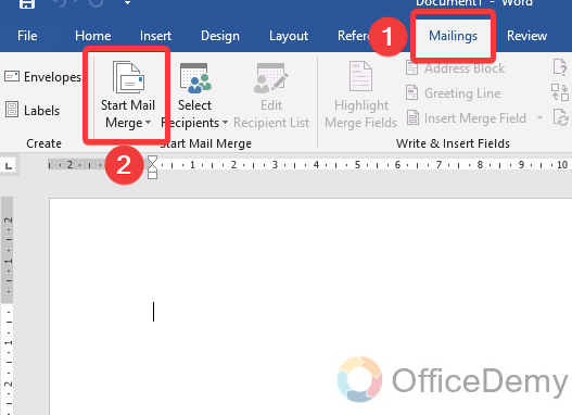 How to Mail Merge in Outlook 14