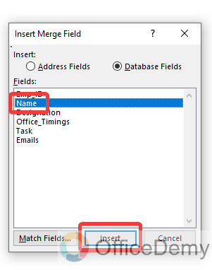 How to Mail Merge in Outlook 19