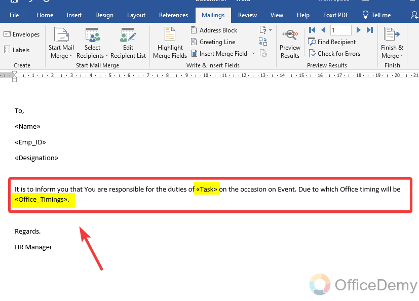 How to Mail Merge in Outlook 21