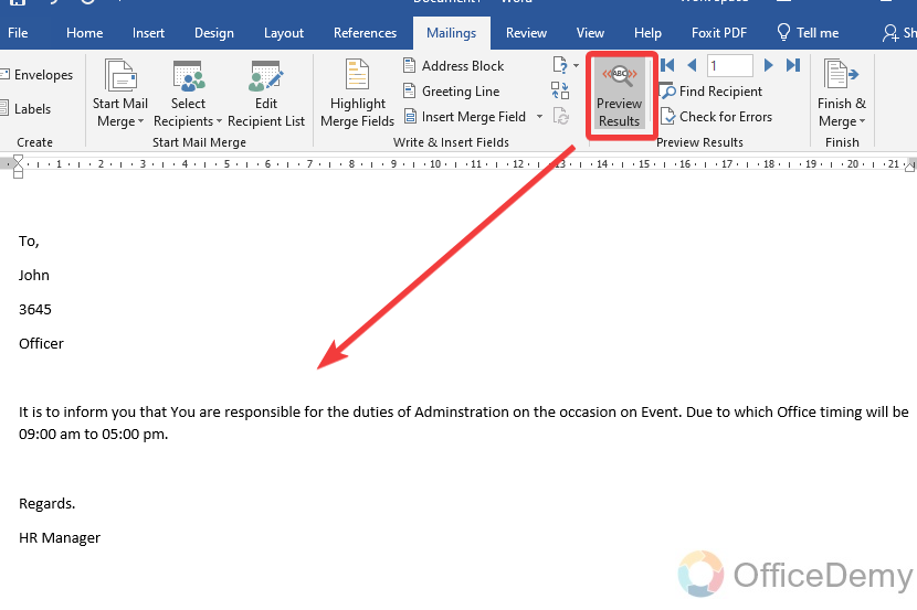 How to Mail Merge in Outlook 22