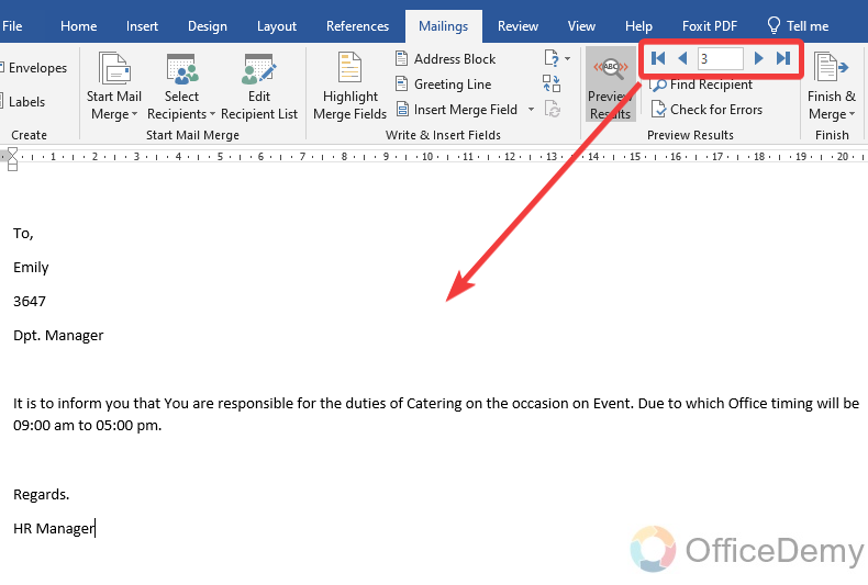 How to Mail Merge in Outlook 23