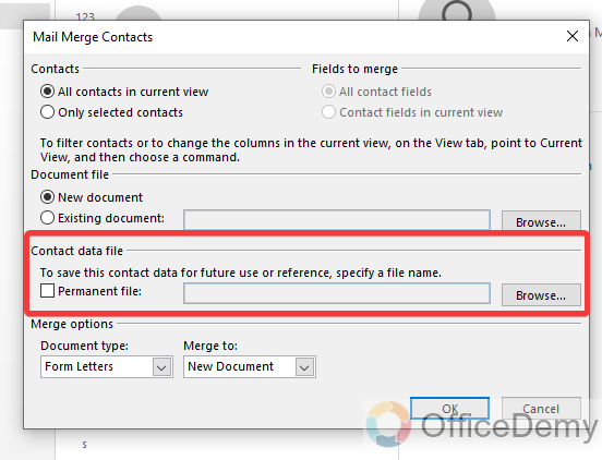 How to Mail Merge in Outlook 5