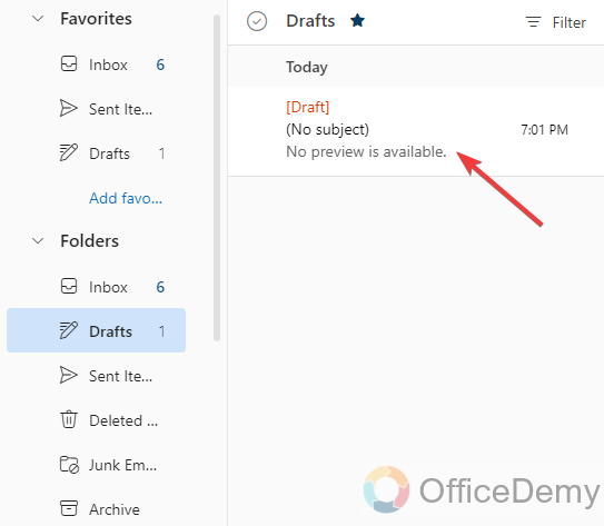 How to Recover a Deleted Draft in Outlook 6