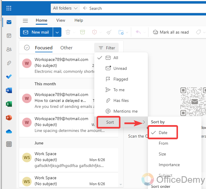 How to Sort Emails by Date Range in Outlook 2