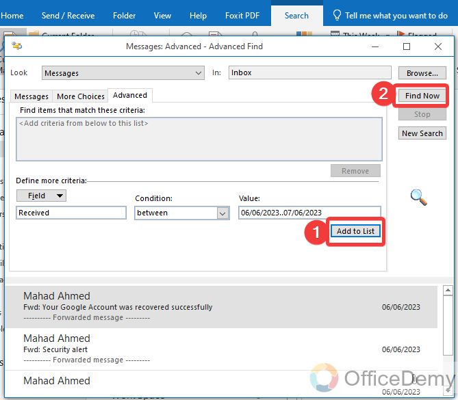 How to Sort Emails by Date Range in Outlook 20