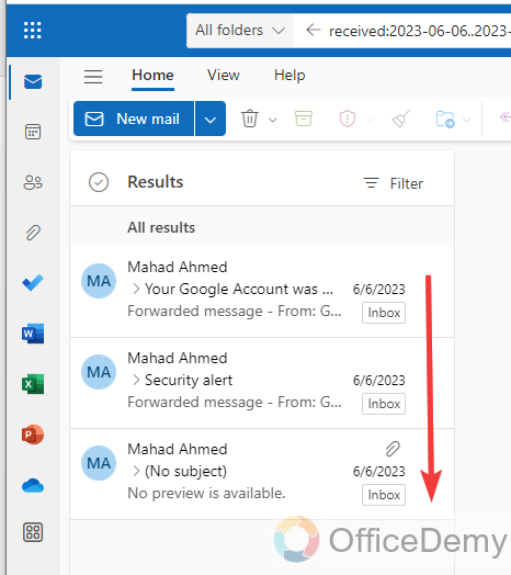 How to Sort Emails by Date Range in Outlook 7