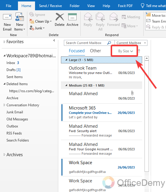 How to Sort Emails by Date Range in Outlook 8