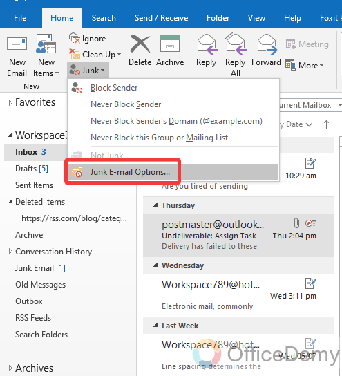 How to Stop Emails Going to Junk Outlook 365 18