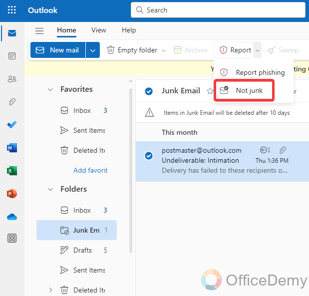How to Stop Emails Going to Junk Outlook 365 3
