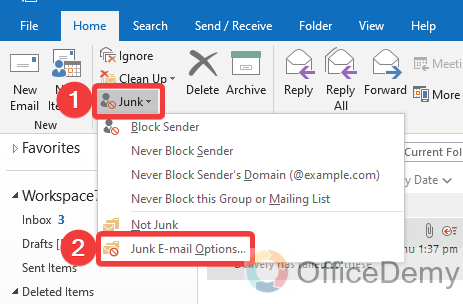 How to Stop Emails Going to Junk Outlook 365 9