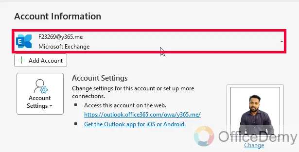 How to Switch Outlook Accounts 13