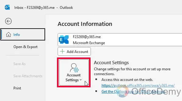 How to Switch Outlook Accounts 16