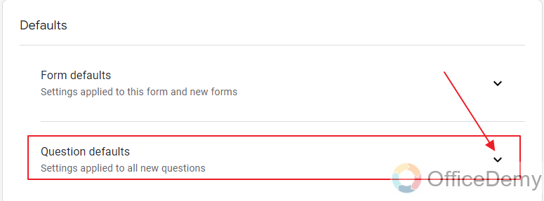 How to change the default settings of Google Form 14