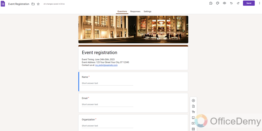 How to change the default settings of Google Form 6