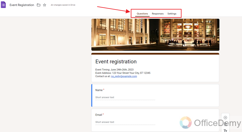 How to change the default settings of Google Form 7