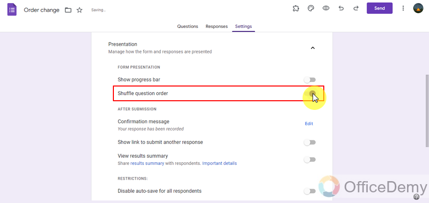 how to change order of questions in google forms 12