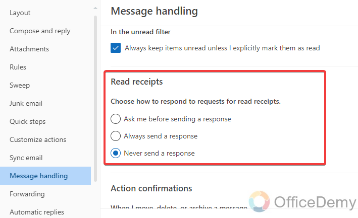 how to see if someone read your email outlook 365 17