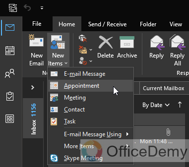 how to set up recurring meeting in outlook 8