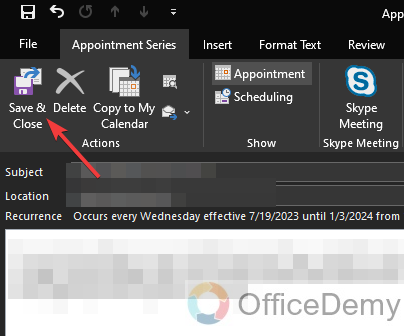 how to set up recurring meeting in outlook 12