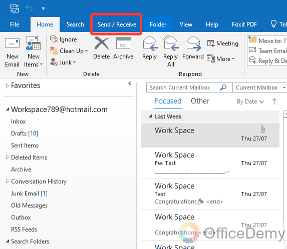 How to Appear Offline on Outlook 5