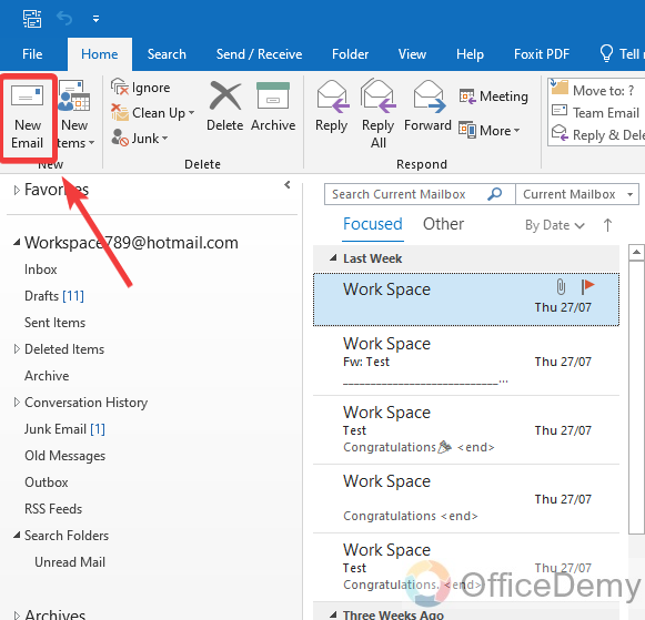 How to Change Colour on Outlook Email 1